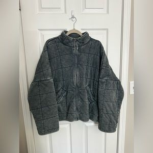 Forever21 Quilted Blue L Jacket